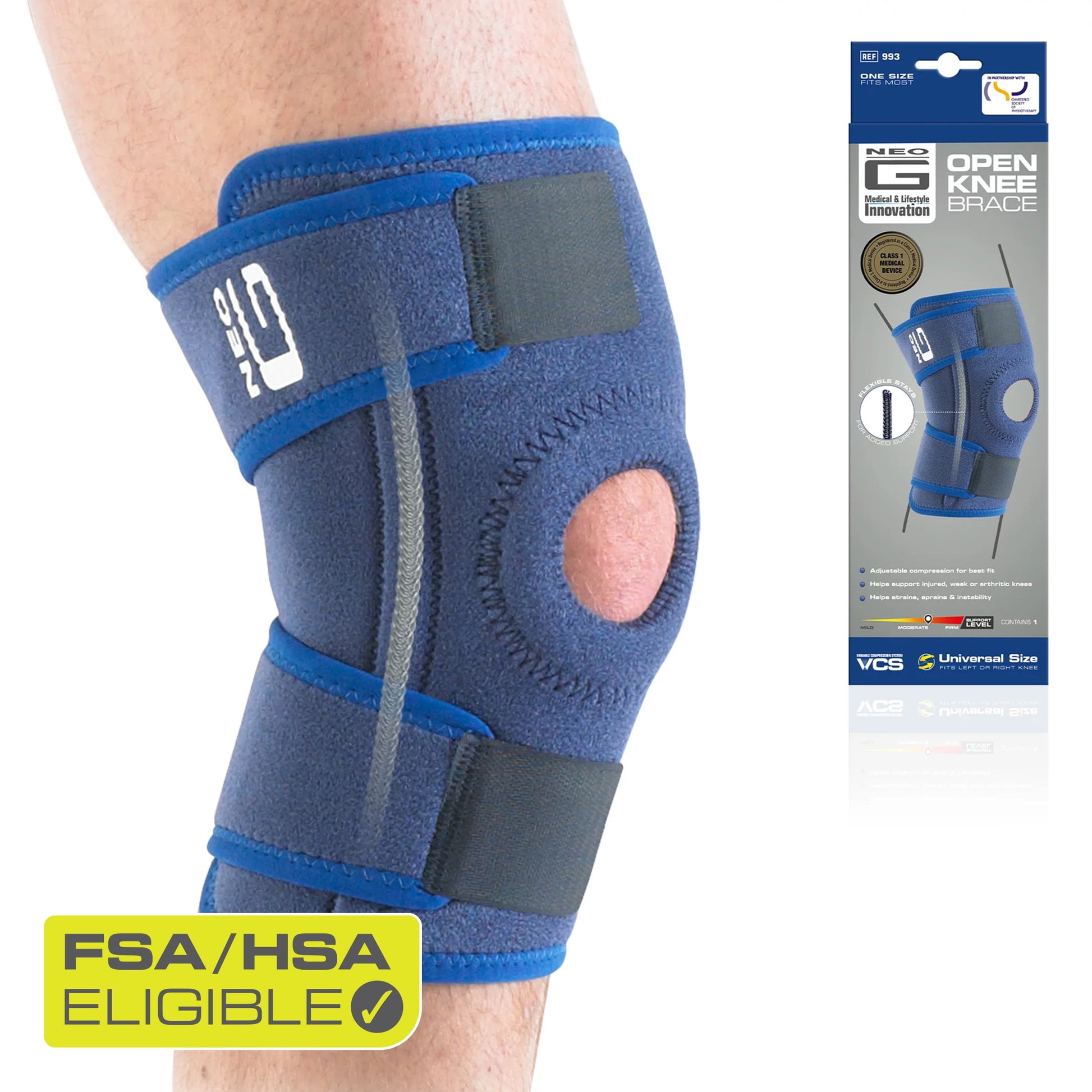 Open Knee Brace - One Size