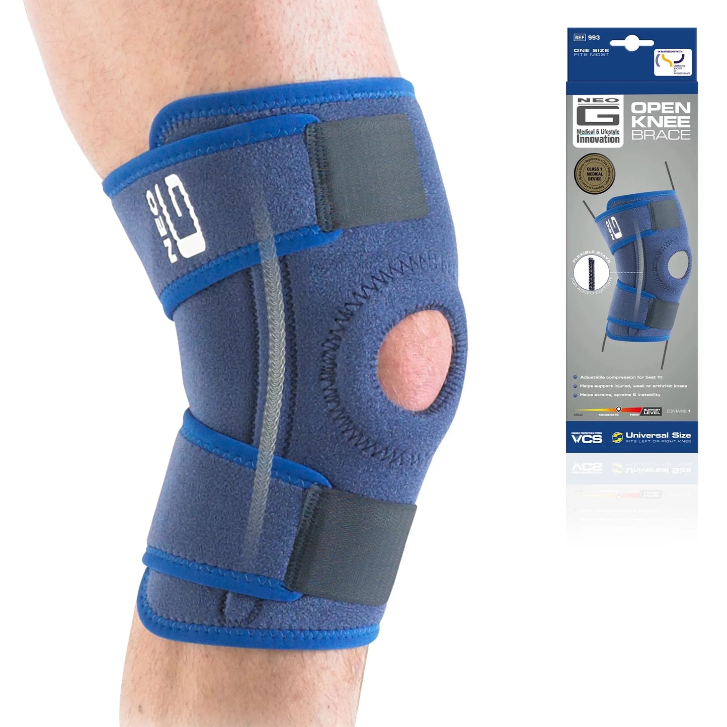 Open Knee Brace - One Size